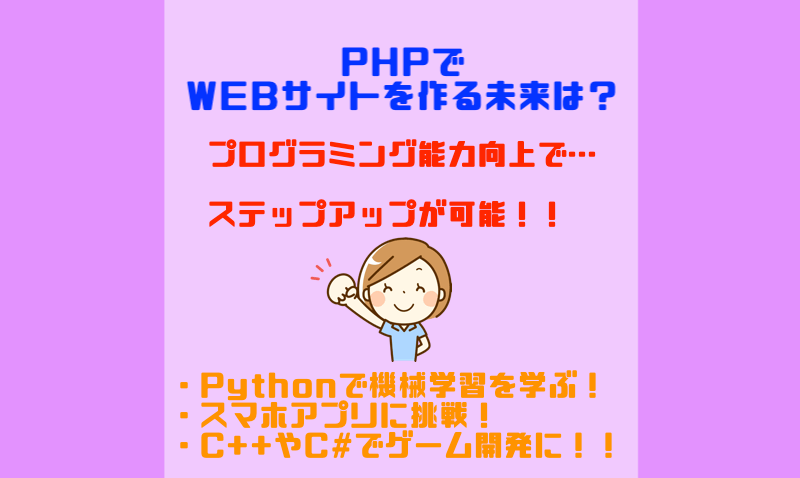 PHPでWEBサイトを作る未来は？