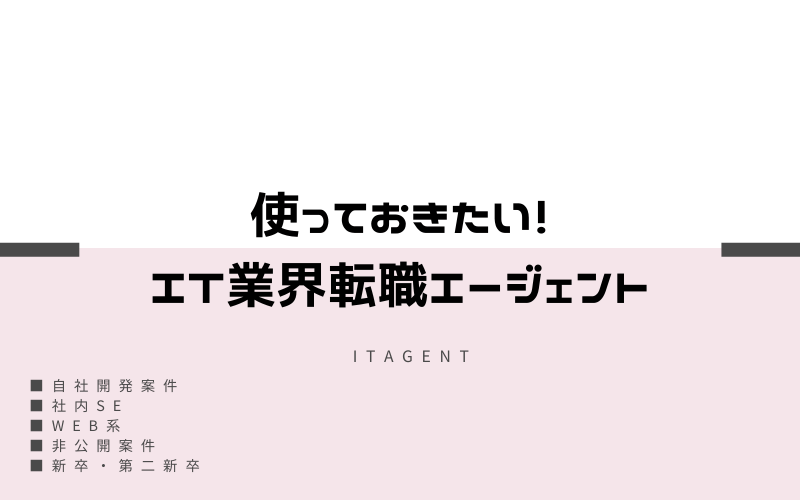 使うべきit系転職エージェント 採用後も積極フォローがあるから安心 マー坊プロジェクト