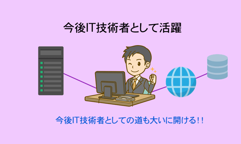 今後IT技術者として活躍